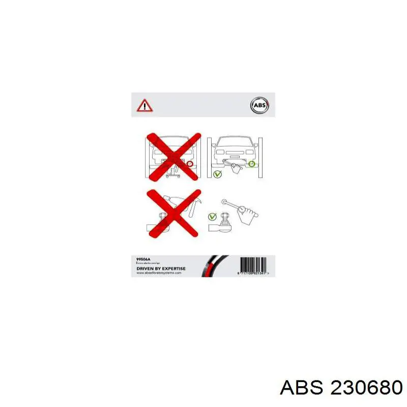 Рулевой наконечник ABS 230680 цена, от 7.37 USD