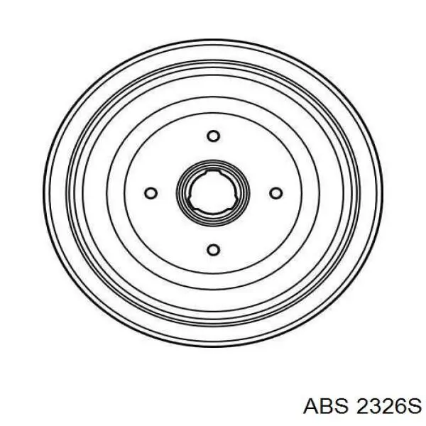 Купить 2326S ABS Тормозной барабан