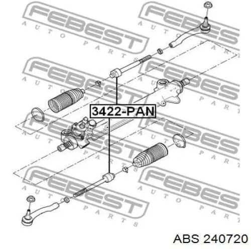 Рулевая тяга 240720 ABS