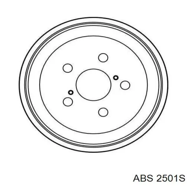 Барабан тормозной задний ABS 2501S цена, от 17.45 USD