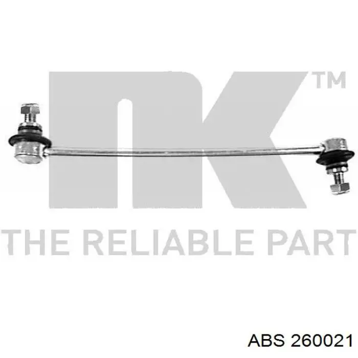 Soporte de barra estabilizadora delantera 260021 ABS