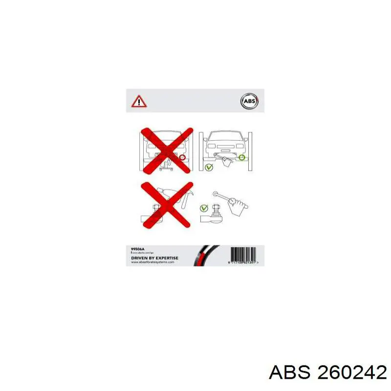 Купить 260242 ABS Амортизационная стойка