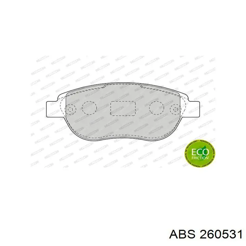 Купить 260531 ABS Солдатик стабилизатора, переднего, левый