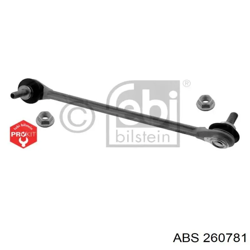 Линк стабилизатора, переднего, левый ABS 260781 цена, от 9.14 USD