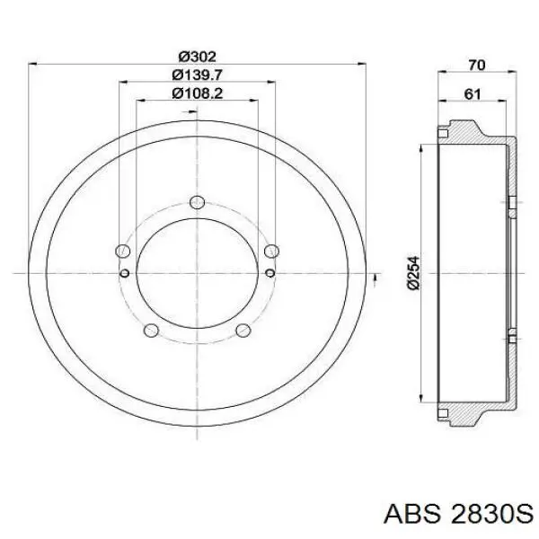 Купить DB4447 TRW Тормозной барабан