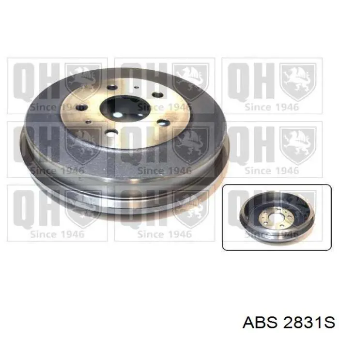Купить 2831S ABS Тормозной барабан