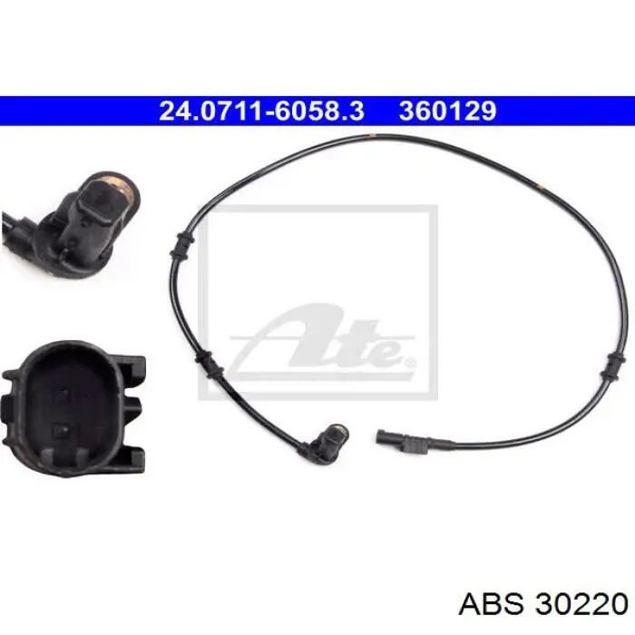 Датчик АБС (ABS) передний левый 30220 ABS