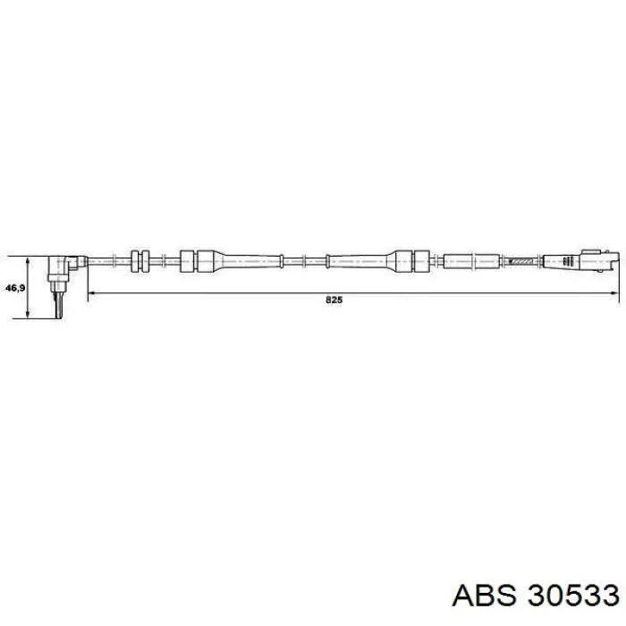 Купить 30533 ABS Датчик антиблокировочной системы торможения