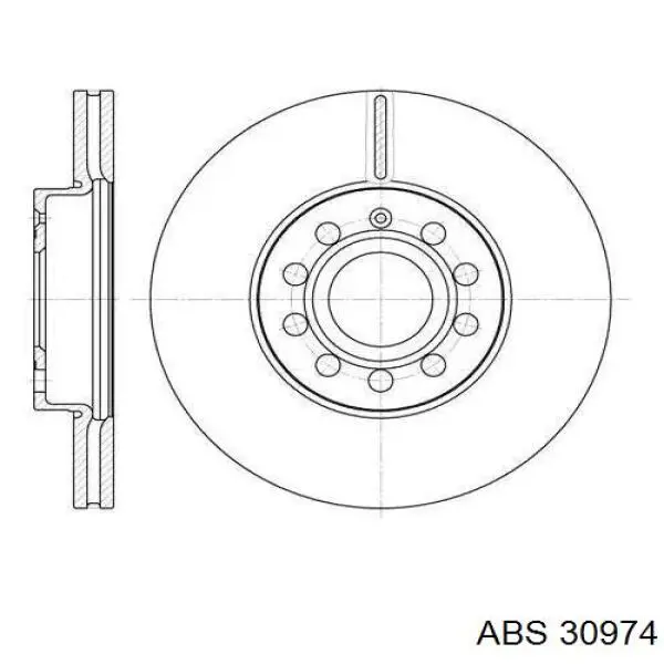 Датчик АБС (ABS) задний правый ABS 30974 цена, от 17.30 USD