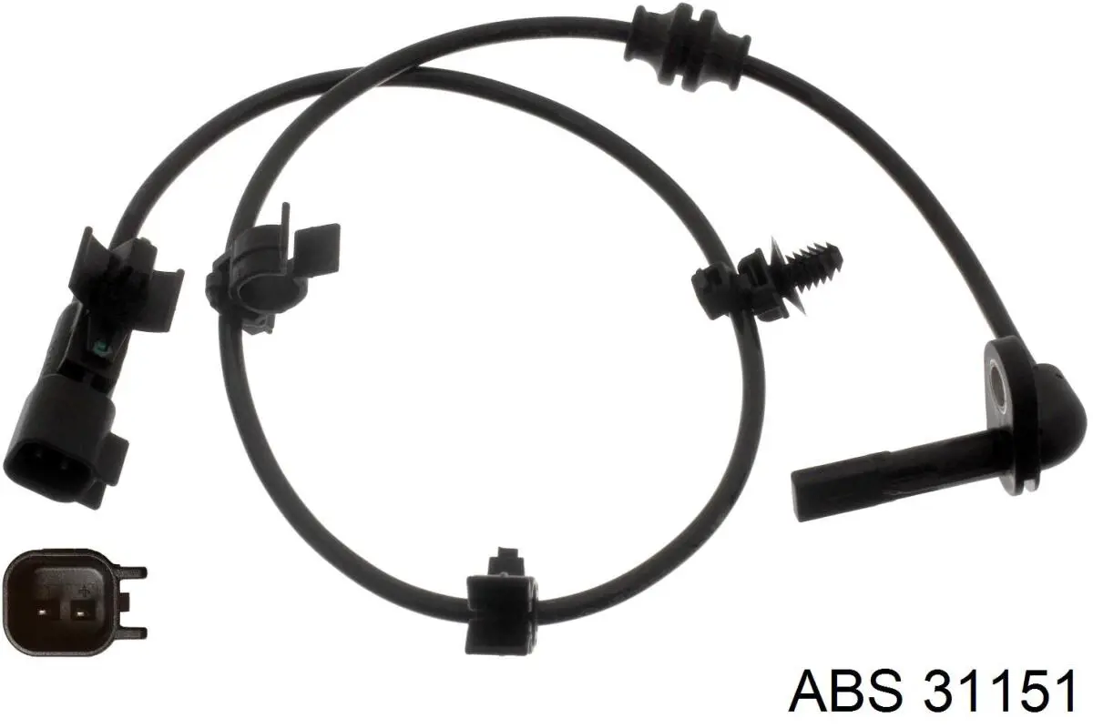 Sensor ABS trasero 31151 ABS