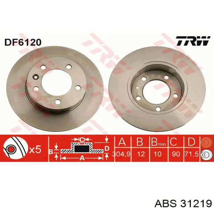 31219 ABS sensor abs traseiro direito