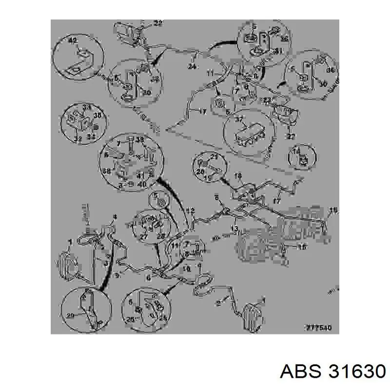 Датчик АБС (ABS) задний, левый ABS 31630 цена, от 20.64 USD