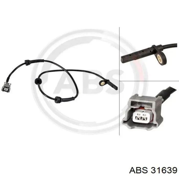 31639 ABS sensor dianteiro de abs