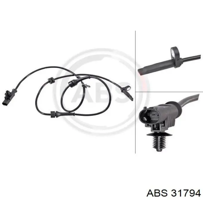 31794 ABS sensor dianteiro de abs