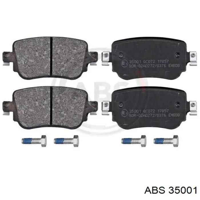 35001 ABS колодки тормозные задние дисковые