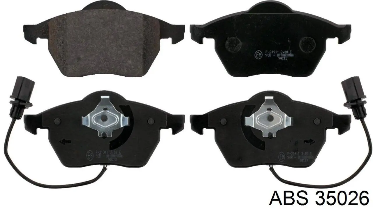 Тормозные колодки ABS 35026