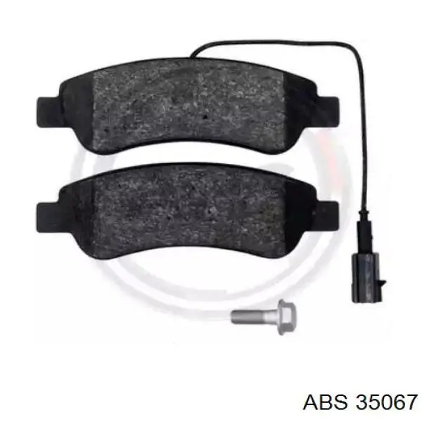 Купить 35067 ABS Колодки тормозные задние, дисковые
