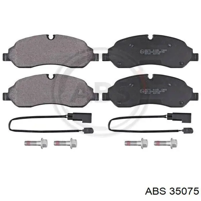 35075 ABS Колодки передние