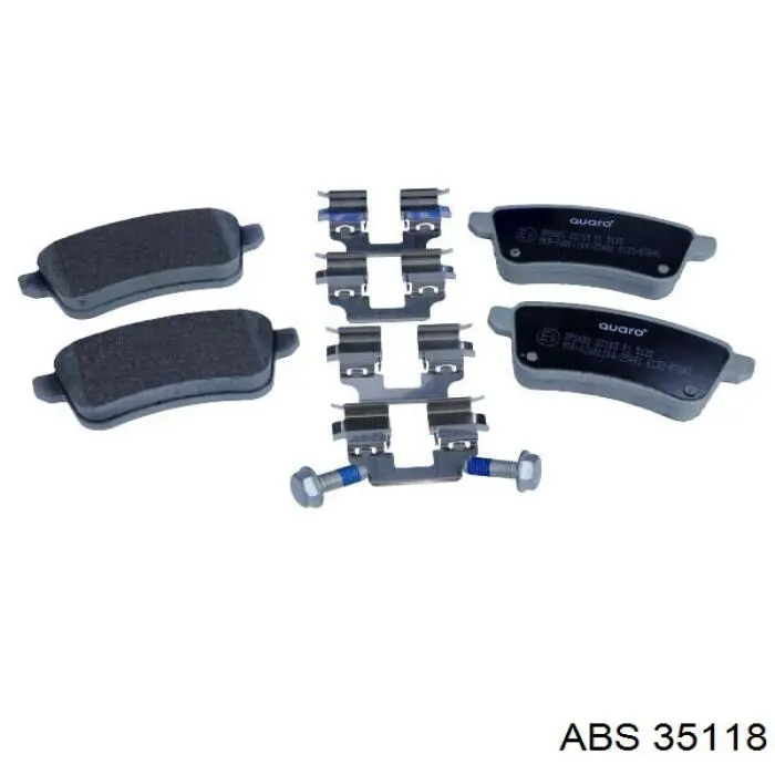 Купить 35118 ABS Колодки тормозные задние, дисковые