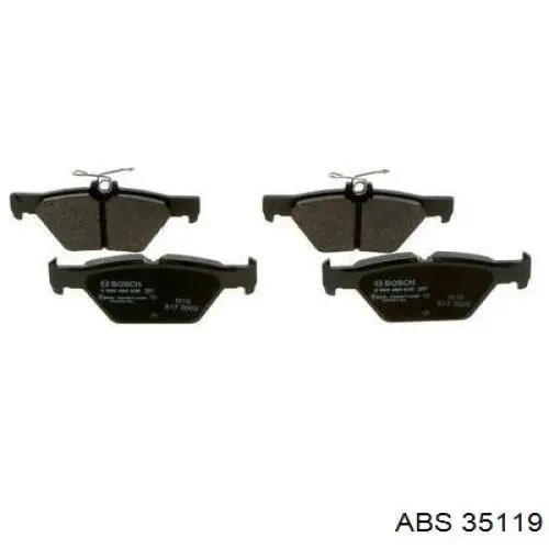 Колодки дисковые  ABS 35119 цена, от 20.73 USD