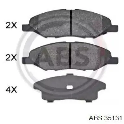 35131 ABS Колодки передние