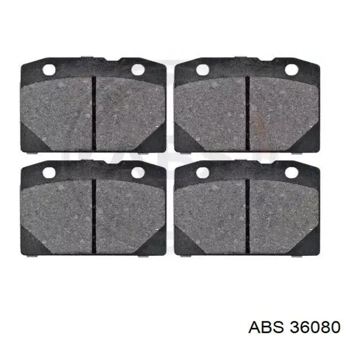 36080 ABS колодки тормозные передние дисковые
