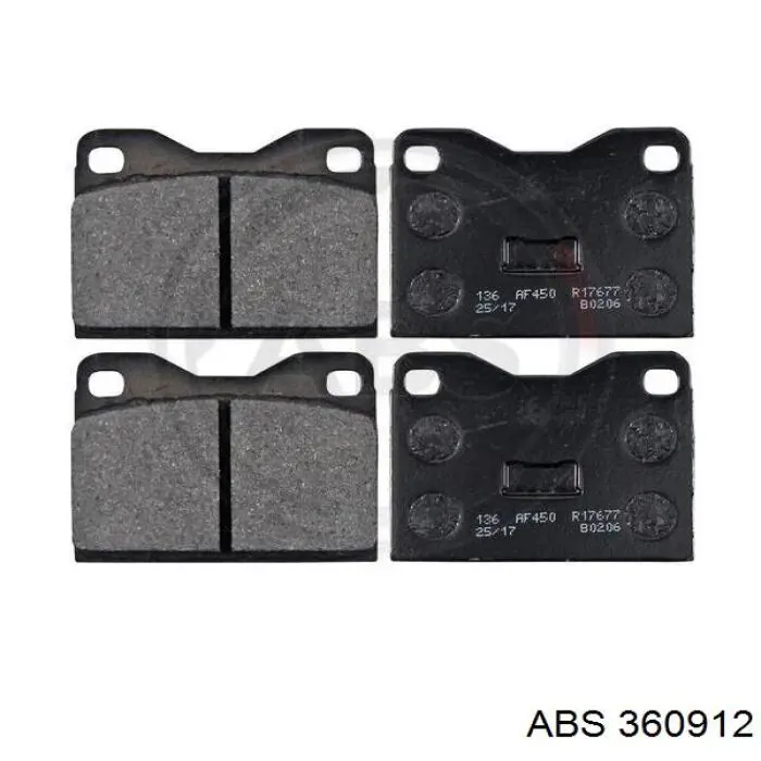 Колодки ABS 360912 цена, от 7.07 USD