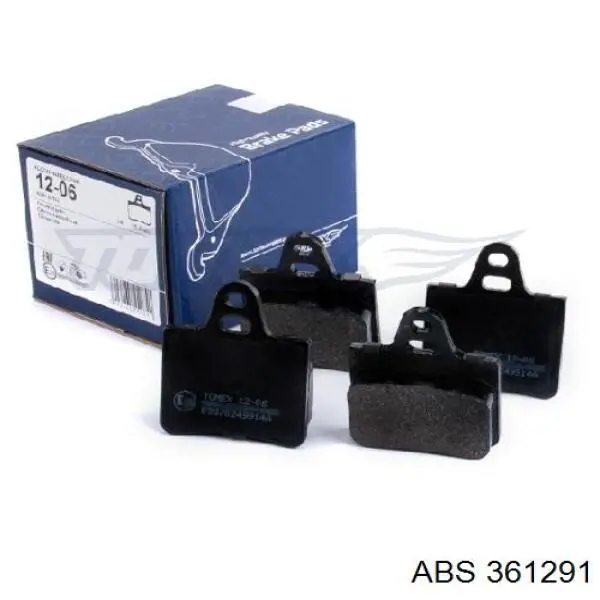 Задние тормозные колодки 301292 VALEO