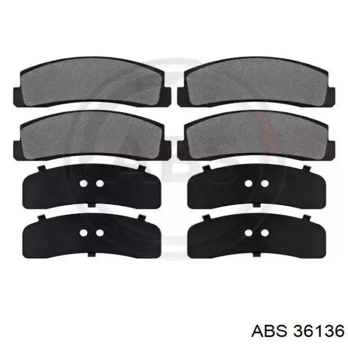 36136 ABS колодки тормозные передние дисковые