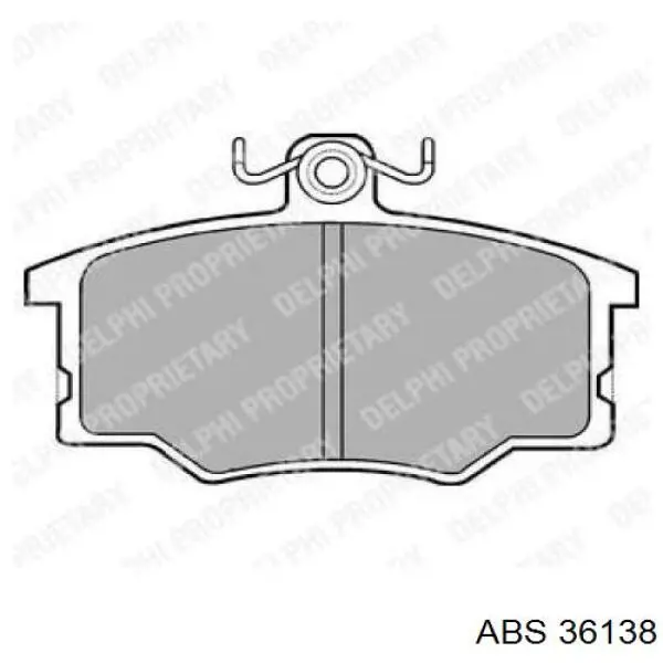 Купить 36138 ABS Колодки тормозные