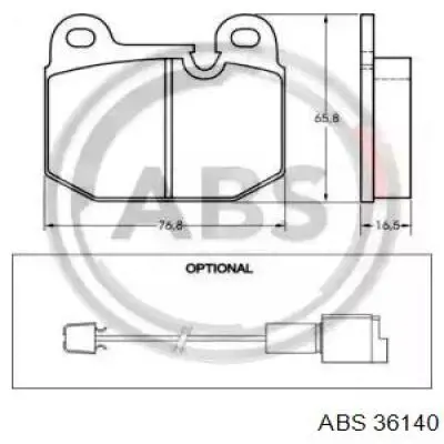 Колодки ABS 36140 цена, от 14.25 USD
