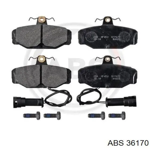 Колодки дисковые  ABS 36170 цена, от 14.63 USD