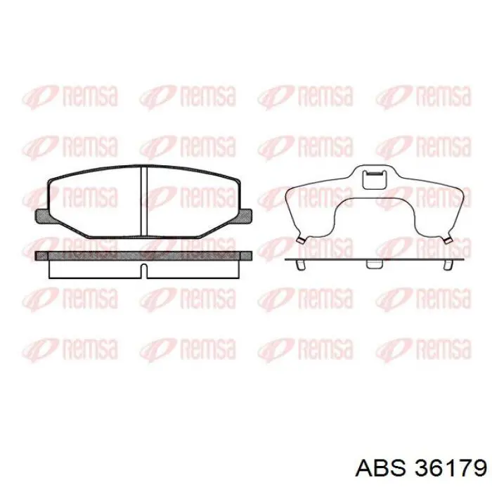 Купить 36179 ABS Колодки тормозные