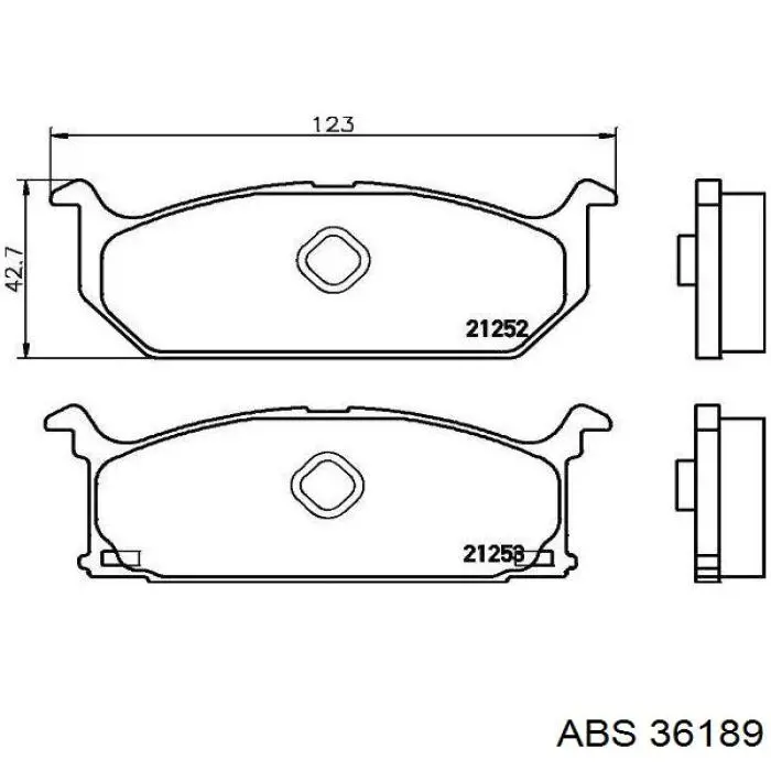 Передние тормозные колодки 5520086820 Suzuki