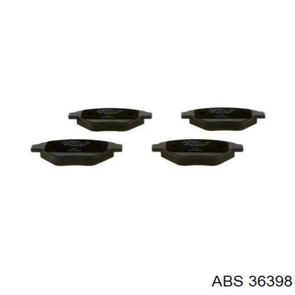 Купить 36398 ABS Колодки тормозные задние, дисковые