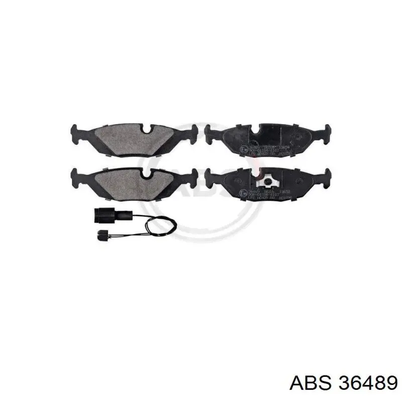 Купить 36489 ABS Колодки тормозные задние, дисковые