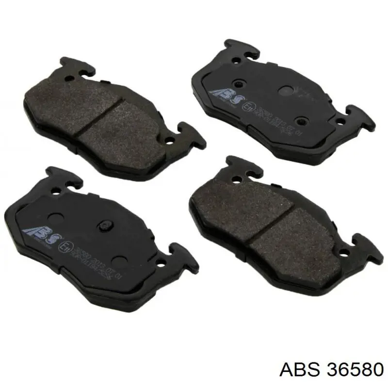 36580 ABS колодки тормозные задние дисковые