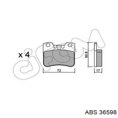 Колодки Daco 320610 цена, от 6.85 USD