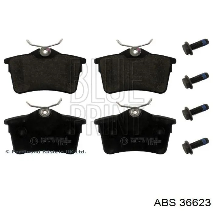 Купить 36623 ABS Колодки тормозные задние, дисковые