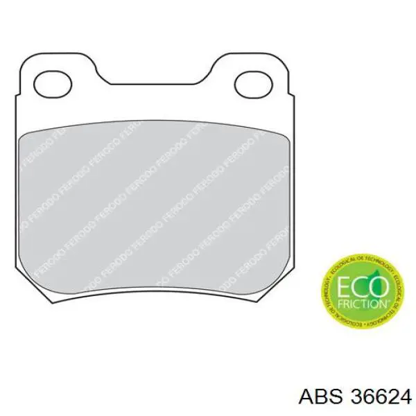 Колодки дисковые  ABS 36624 цена, от 10.73 USD