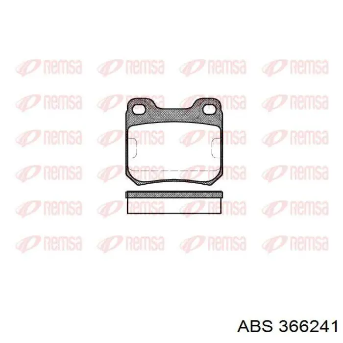 Колодки дисковые  ABS 366241 цена, от 9.14 USD