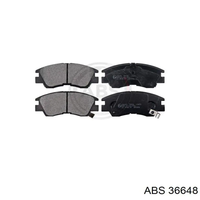 36648 ABS Колодки передние