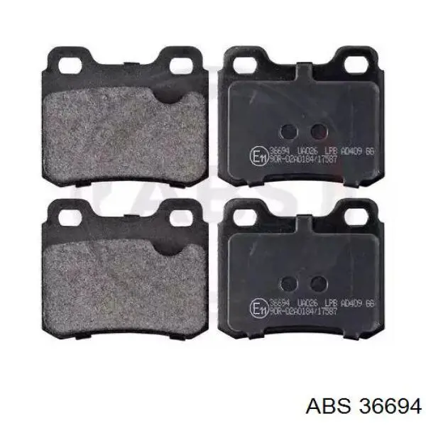 36694 ABS колодки тормозные задние дисковые