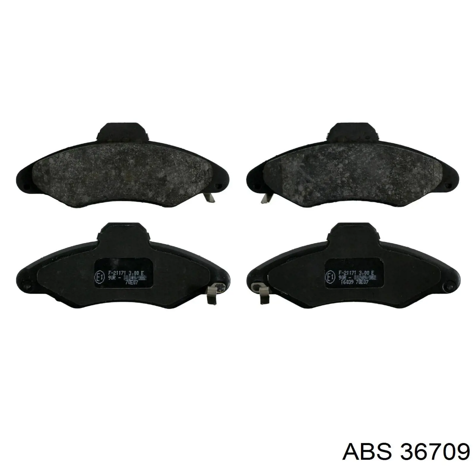 36709 ABS Колодки передние