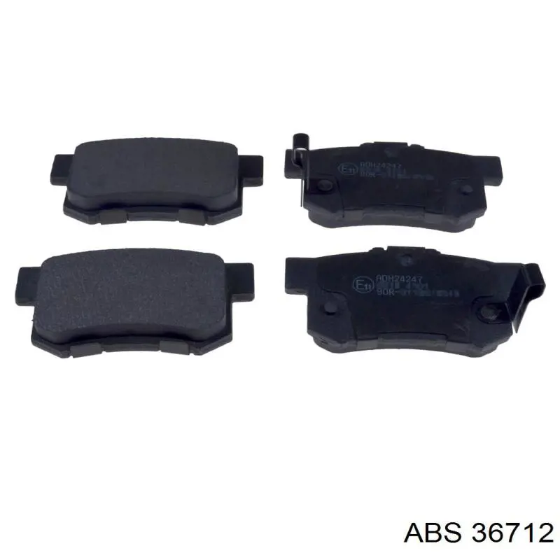 Колодки дисковые  ABS 36712 цена, от 11.36 USD