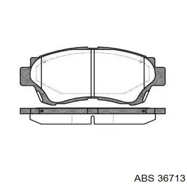 Колодки ABS 36713 цена, от 19.03 USD