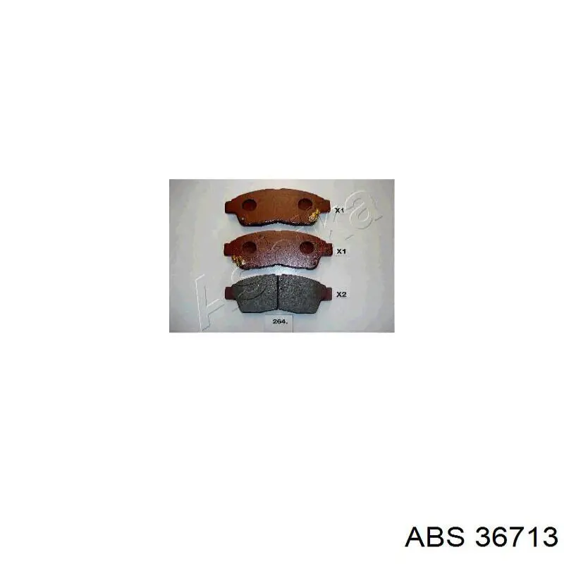 Купить 36713 ABS Колодки тормозные