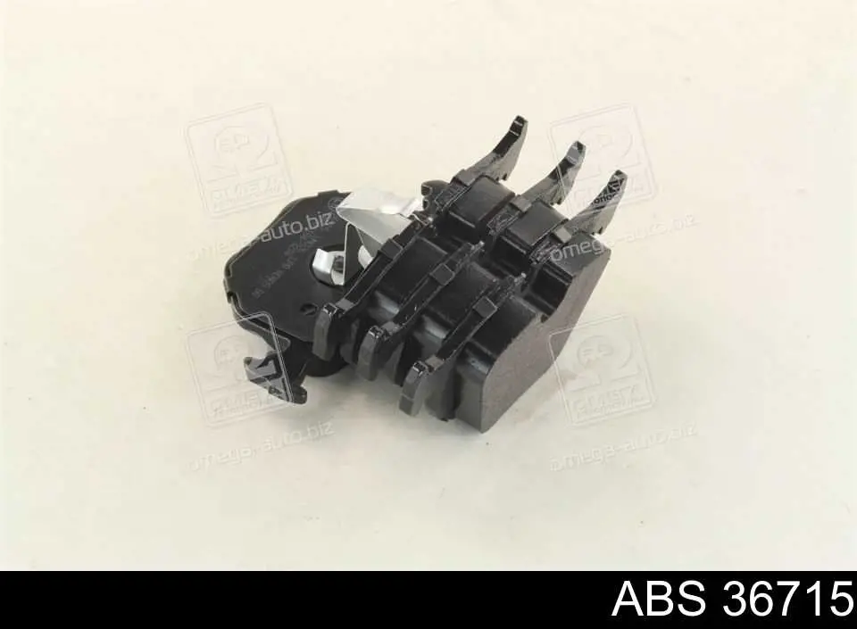 Колодки тормозные задние дисковые ABS 36715