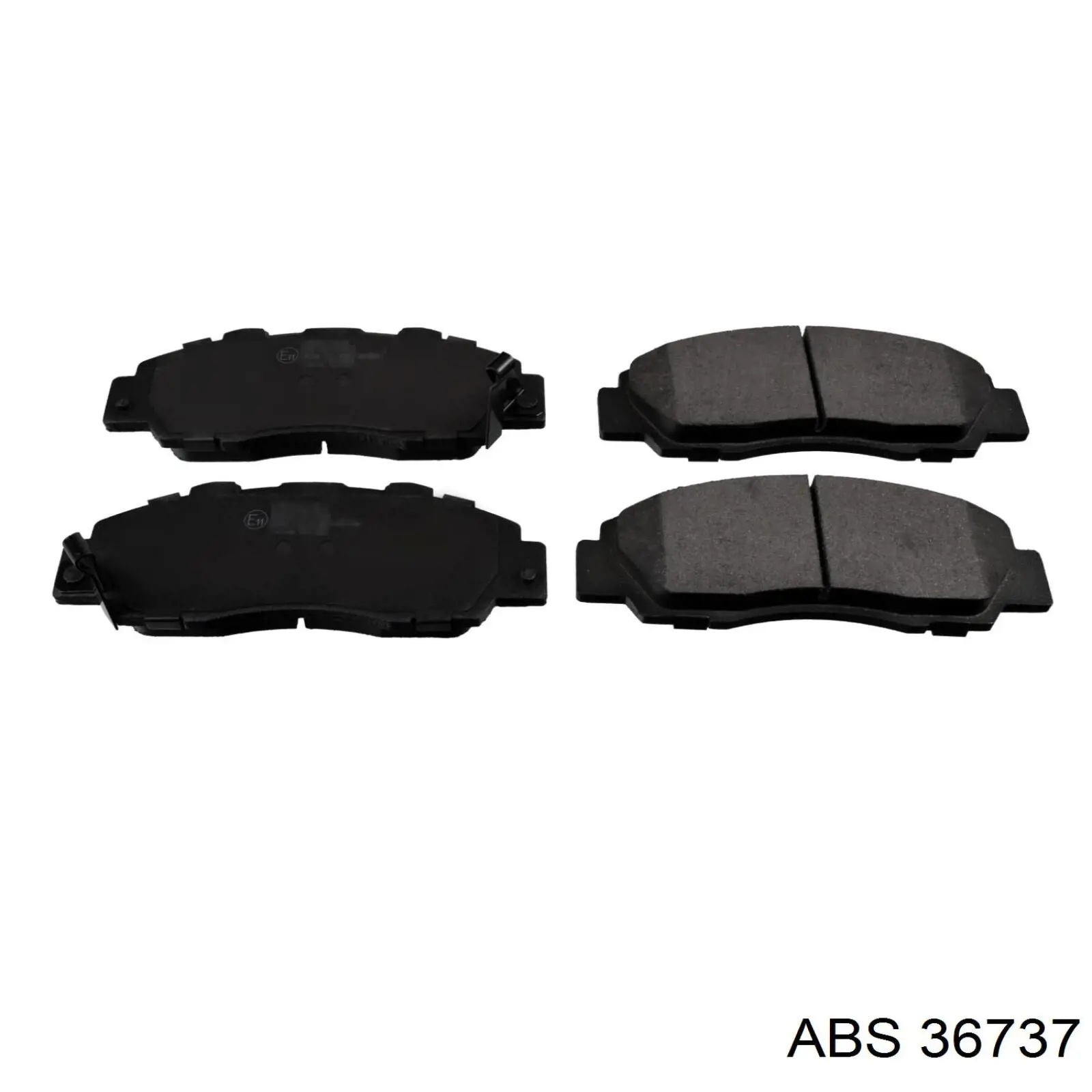 36737 ABS колодки тормозные передние дисковые