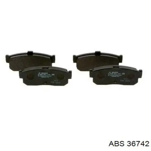 36742 ABS Колодки тормозные дисковые комплект